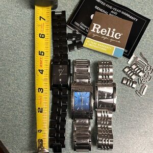 Citizens, Fossil, Relic watch lot.